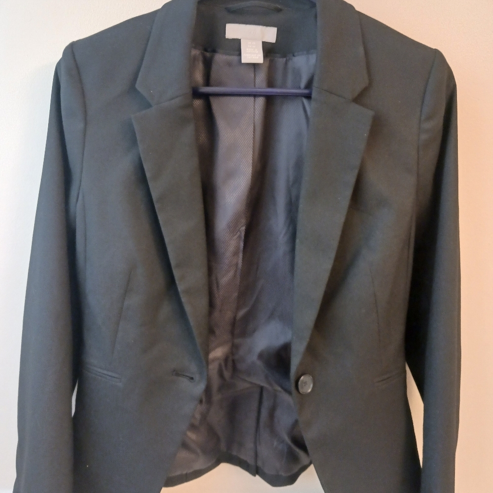 H&M Classic black blazer XS